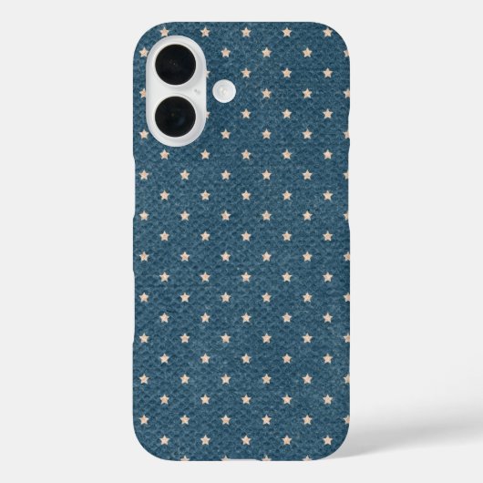 Verblendete Sterne auf blau Case-Mate iPhone Hülle (Rückseite)