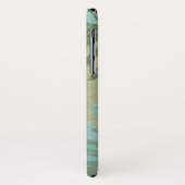 Verblendete tropische Blätter Case-Mate iPhone Hülle (Hinten/Links)