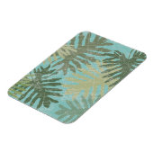 Verblendete tropische Blätter Magnet (Linke Seite)