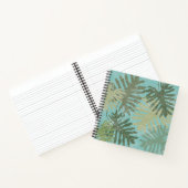 Verblendete tropische Blätter Notizblock (Innenseite)