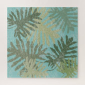 Verblendete tropische Blätter Puzzle (Vertikal)