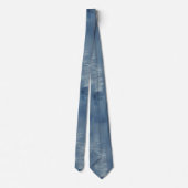 Verblendeter Denim-Effekt Neck-Tie Krawatte (Rückseite)