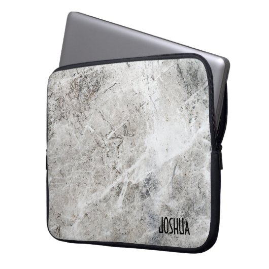 Verblendeter Marmorstein Laptopschutzhülle (Vorderseite Links)