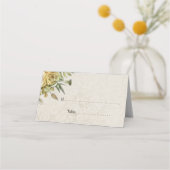 Verblendetes Damassoverbundpapier und Gold-Rose-Sh Platzkarte (Rückseite)