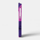 Verblendetes rotes Strahlungssymbol Case-Mate iPhone Hülle (Rückseite / Links)