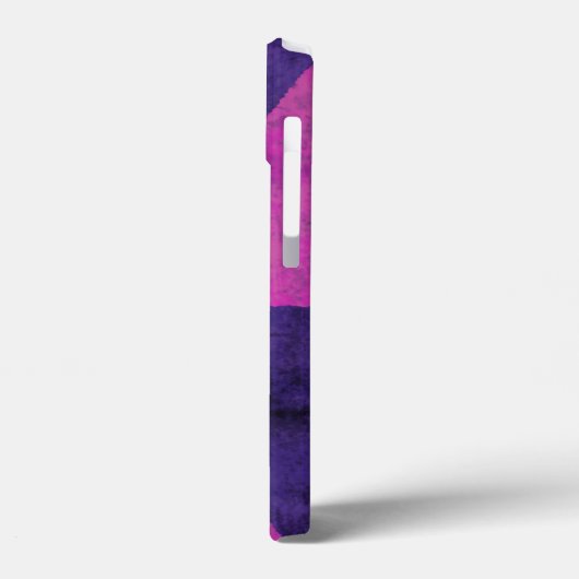 Verblendetes rotes Strahlungssymbol Case-Mate iPhone Hülle (Rückseite / Links)