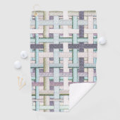 Verblendetes 'Schach' im Stoff- oder Leinwand-Look Golfhandtuch (Insitu)