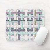 Verblendetes 'Schach' im Stoff- oder Leinwand-Look Mousepad (Mit Mouse)