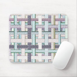 Verblendetes 'Schach' im Stoff- oder Leinwand-Look Mousepad