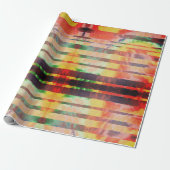 Verblendetes Streifenpapier Geschenkpapier (Ungerollt)