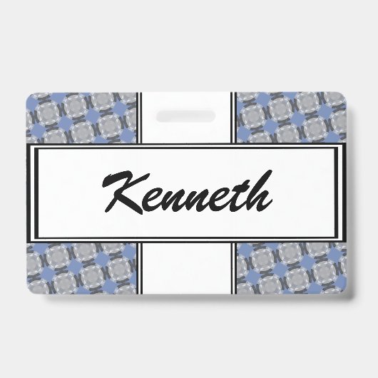 Verblendetraster von Kenneth Yoncich Ausweis (Vorderseite)