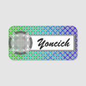 Verblendetraster von Kenneth Yoncich Namensschild (Vorderseite)