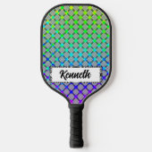 Verblendetraster von Kenneth Yoncich Pickleball Schläger (Vorderseite)