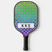 Verblendetraster von Kenneth Yoncich Pickleball Schläger (Rückseite)