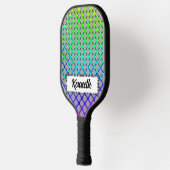 Verblendetraster von Kenneth Yoncich Pickleball Schläger (Links)