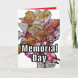 Verblichene Blume, aber Erinnerungen sind für imme Karte