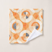 verblichene Terra Geometrics Badhandtuch Set (Waschlappen)