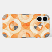 verblichene Terra Geometrics Case-Mate iPhone Hülle (Rückseite (Horizontal))