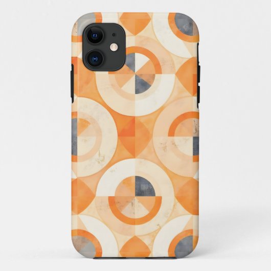 verblichene Terra Geometrics Case-Mate iPhone Hülle (Rückseite)