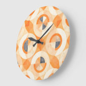 verblichene Terra Geometrics Große Wanduhr (Winkel)
