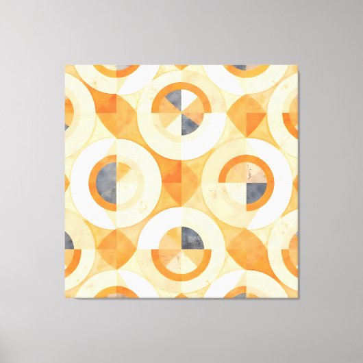 verblichene Terra Geometrics Leinwanddruck (Vorderseite)