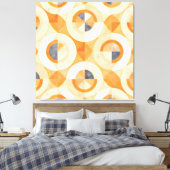 verblichene Terra Geometrics Leinwanddruck (Insitu (Schlafzimmer))