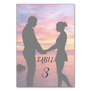 verblichenes undurchsichtiges Hochzeitssemble ✨ sc Tischnummer