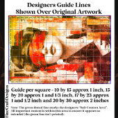 Verblindete Abstrakte Art DM7LF Dekoupage Seidenpapier