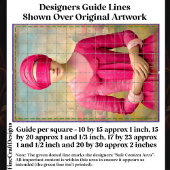 Verblindete Frau, rosa Kleid DH8L Decoupage Seidenpapier