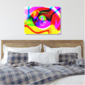 "verblüffender Vortex" überzogene Canvas Leinwanddruck (Insitu (Schlafzimmer))