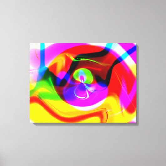 "verblüffender Vortex" überzogene Canvas Leinwanddruck (Vorderseite)