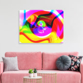 "verblüffender Vortex" überzogene Canvas Leinwanddruck (Insitu (Wohnzimmer))