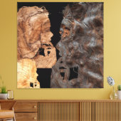 Verblüffendes Frauenprofil Leinwanddruck (Insitu (Wohnzimmer))