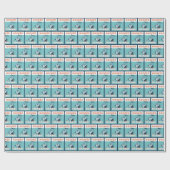 Verblüfft vom Fischfang Geschenkpapier (Flach)