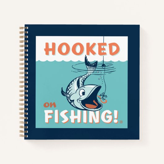 Verblüfft vom Fischfang Notizblock (Vorderseite)