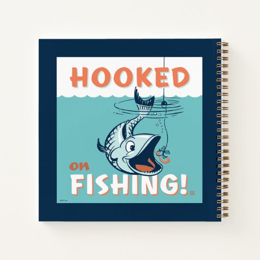 Verblüfft vom Fischfang Notizblock (Rückseite)