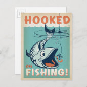 Verblüfft vom Fischfang Postkarte (Vorne/Hinten)