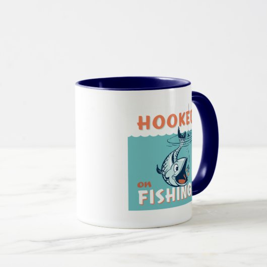 Verblüfft vom Fischfang Tasse (VorderseiteRechts)