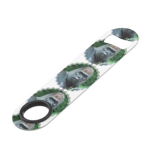 Verblüffter Gorilla Speedflaschenöffner (Vorderseite Schrägansicht)