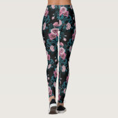 Verborgen in den Rose 2 Leggings (Rückseite)