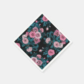 Verborgen in den Rose 2 Serviette (Ecke)