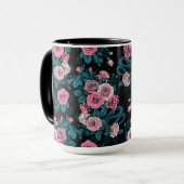 Verborgen in den Rose 2 Tasse (Vorderseite Links)