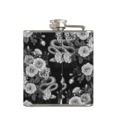 Verborgen in den Rose 3 Flachmann (Rückseite)