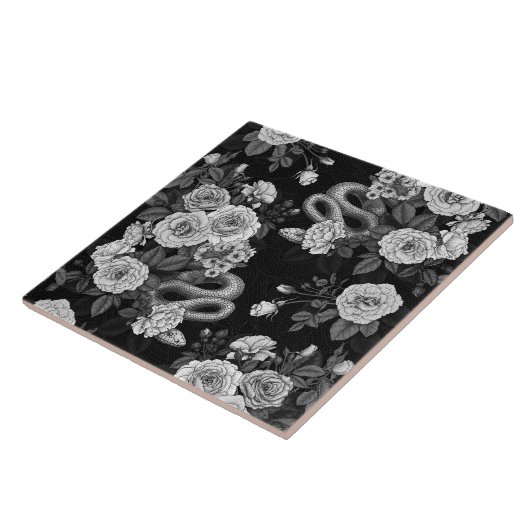 Verborgen in den Rose 3 Fliese (Seite)