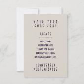 verborgen in traurigem einladung (Rückseite)