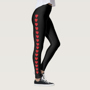 Verborgen mit Herzen! Leggings