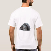 Verborgene Schnurrhaare. T-Shirt (Rückseite)