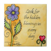 Verborgene Segnungen Fliese (Vorderseite)