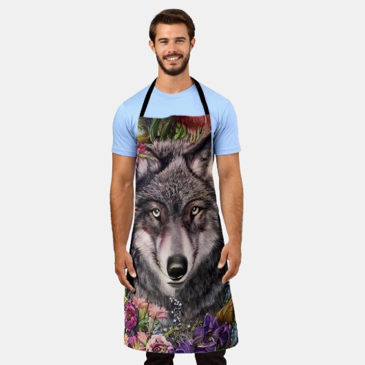 Verborgene Stärke der Wölfe Schürze (Getragen)