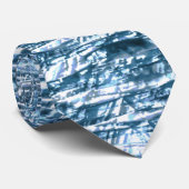 verborgener Stern in zackigen, geschnitzten Streif Krawatte (Gerollt)